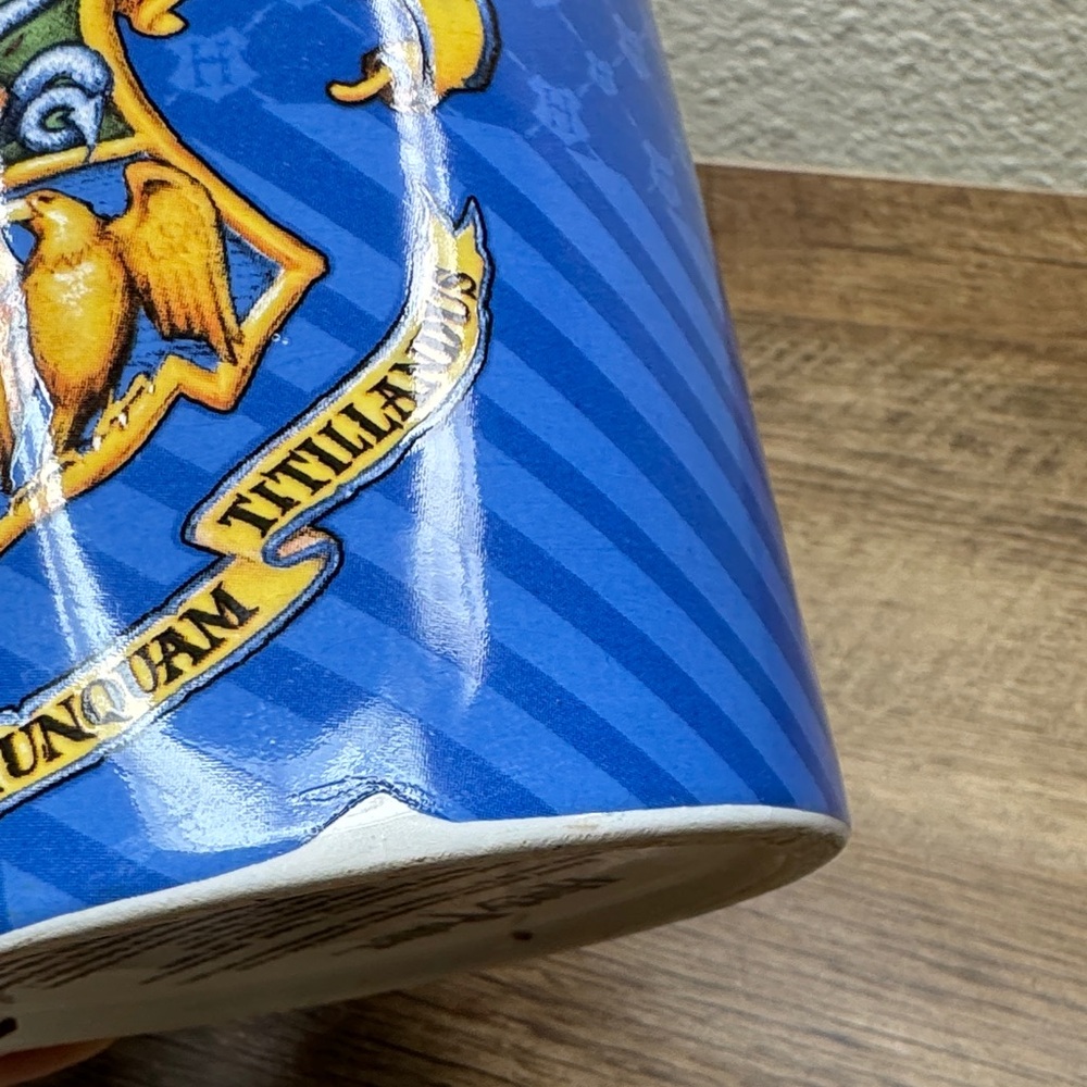 Blue Hogwarts Ceramic Mug with Owl Handle - Picture 5 of 5
